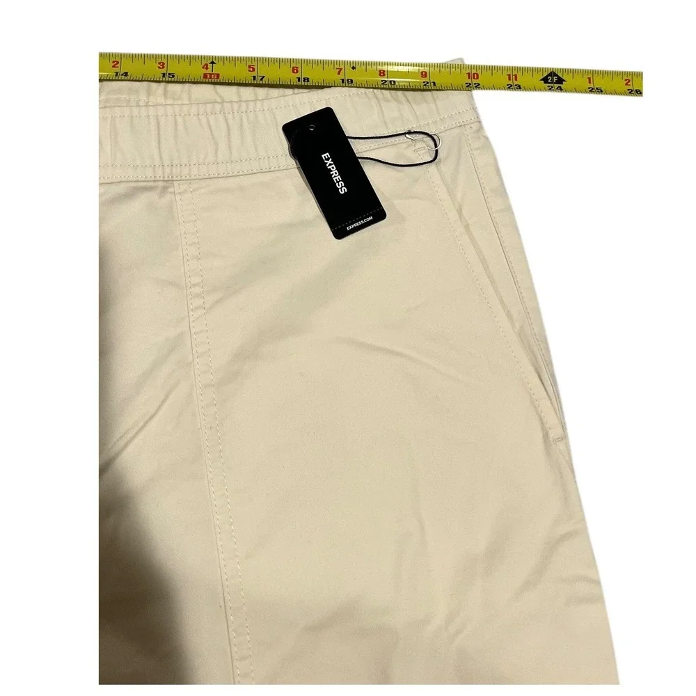 NWT Express Slim Pull-On Chino Pants Elastic‎ Waist Men's XXL
